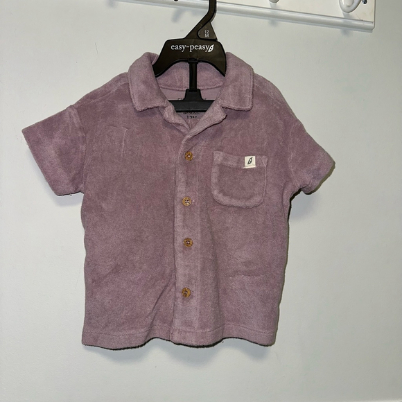 Boys Girls easy-peasy Set Size 12M Purple NWOT NEW Organic cotton Terry Cloth - Picture 8 of 11